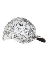 Balmain Disney X Balmain: König der Löwen - Cap mit Enfant Précoce-Druckmotiv White