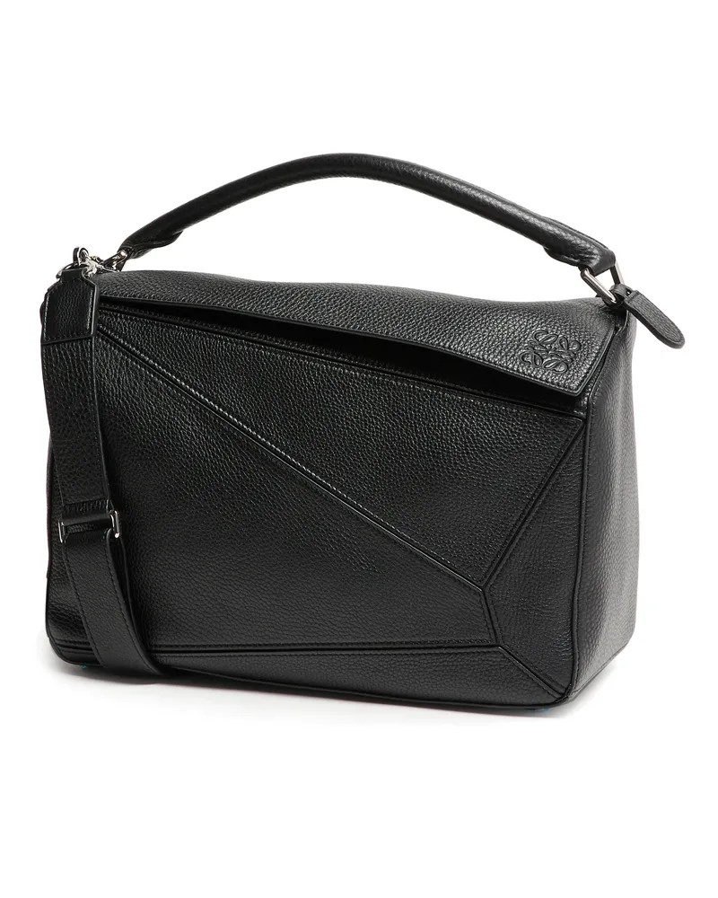 Loewe Große Tasche Puzzle aus genarbtem Kalbsleder 