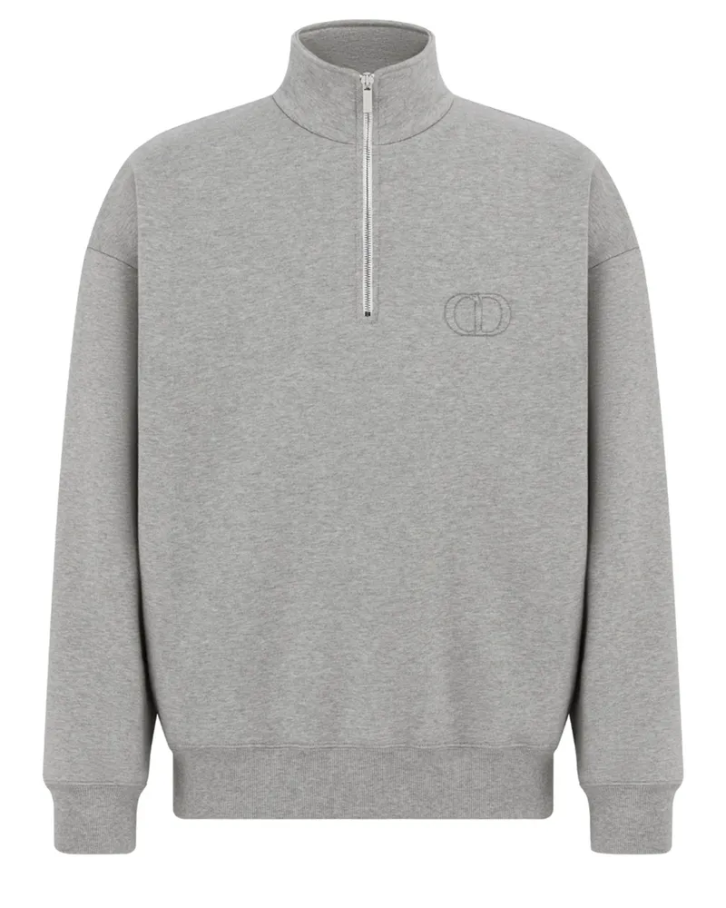 Dior CD Icon Sweatshirt mit halblangem Reißverschluss 