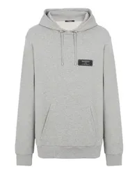 Balmain Hoodie Balmain Etikett Grey