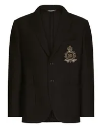 Dolce & Gabbana Nadelstreifenjacke Black