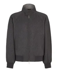 Fendi Blouson mit Stehkragen Grey