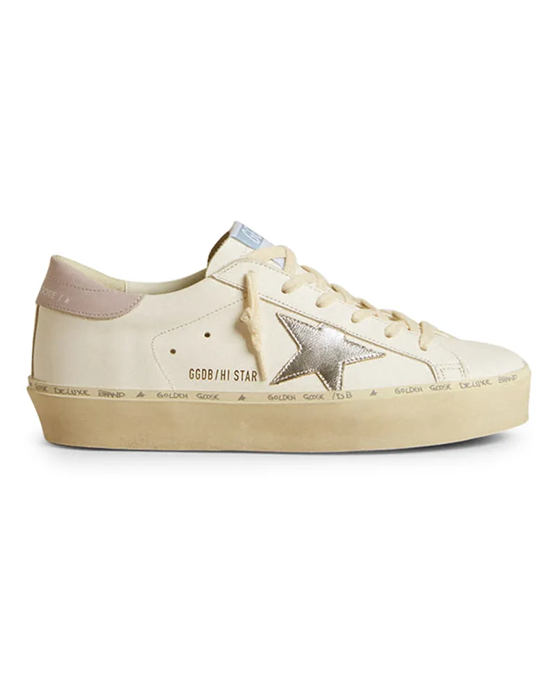 Golden Goose Hi Star mit Lederstern Sneakers 