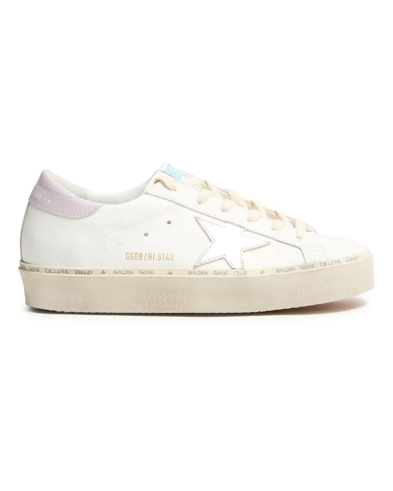 Golden Goose Hi Star mit Lederstern Sneakers 