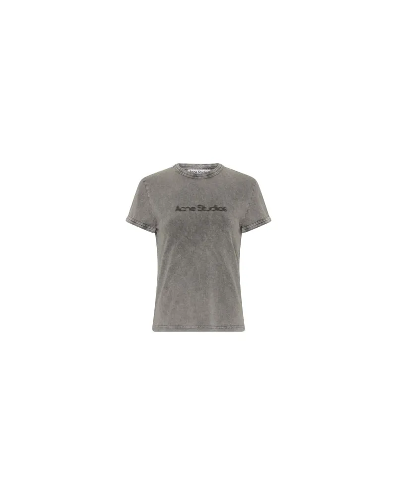 Acne Studios Logo-T-Shirt Grey