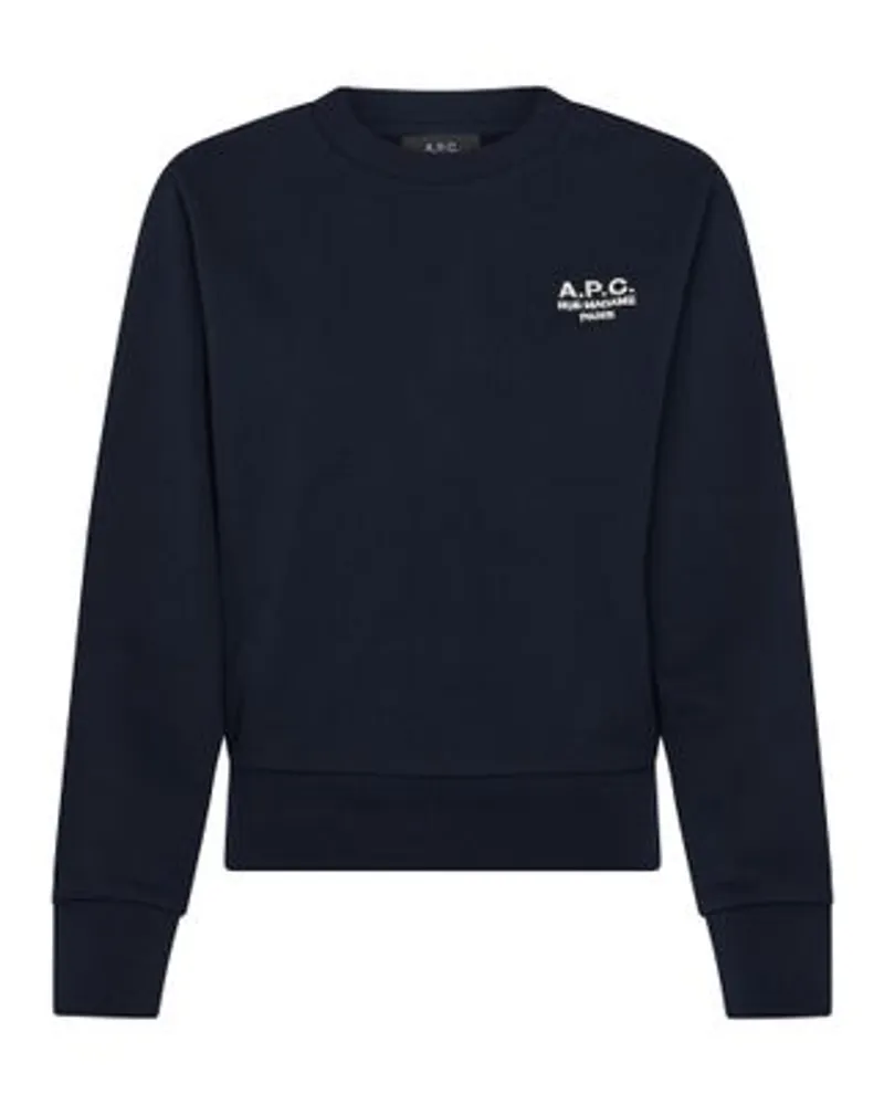 A.P.C. Sweatshirt Rue Madame Navy