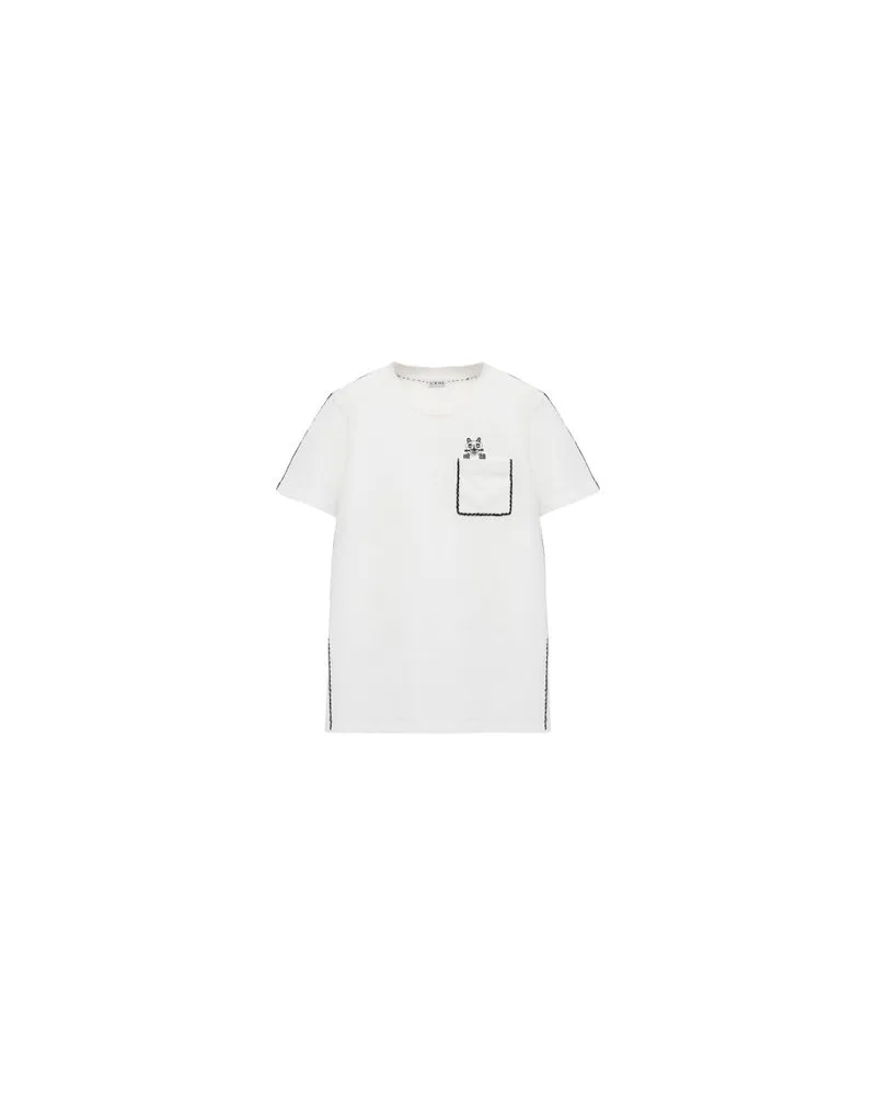 Loewe Cardigan aus Baumwolle und Seide White