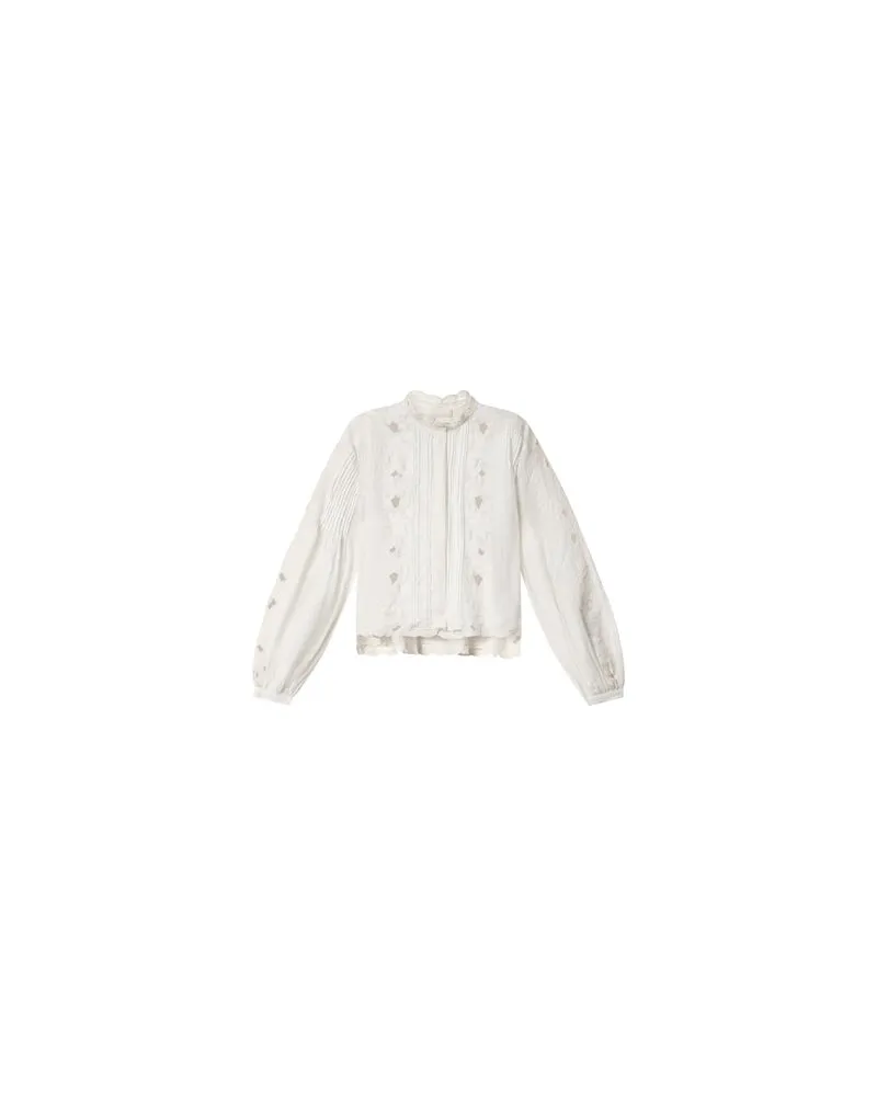 Loewe Cardigan aus Baumwolle und Seide White