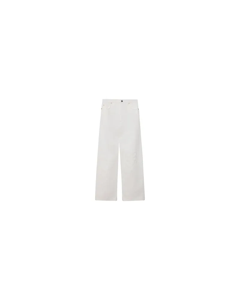 Loewe Cardigan aus Baumwolle und Seide White