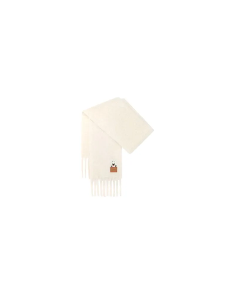 Loewe Cardigan aus Baumwolle und Seide White