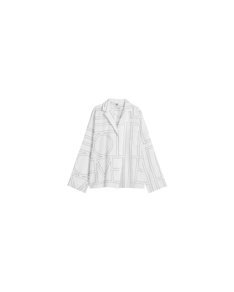Loewe Cardigan aus Baumwolle und Seide White
