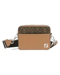 Fendi Camera Case Organizer Squared FF Beige