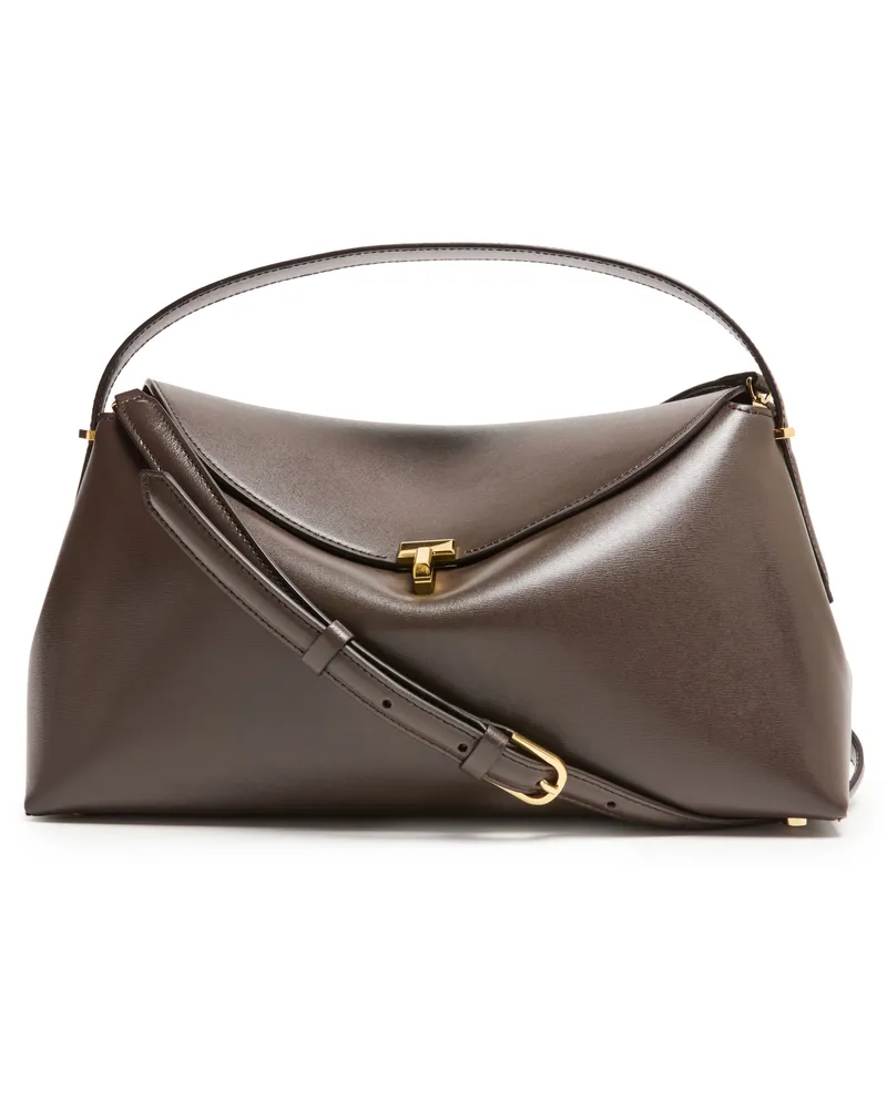 Totême Handtasche T-Lock aus Leder 
