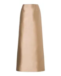 Alberta Ferretti Langer Mikado-Rock Beige