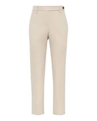 Brunello Cucinelli Zigarettenhose Beige