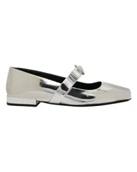 Versace Ballerinas Silver