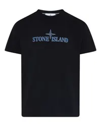 Stone Island Logo-T-Shirt Black