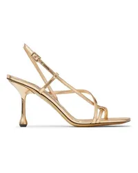 Jimmy Choo Sandalen Etana 80 Gold