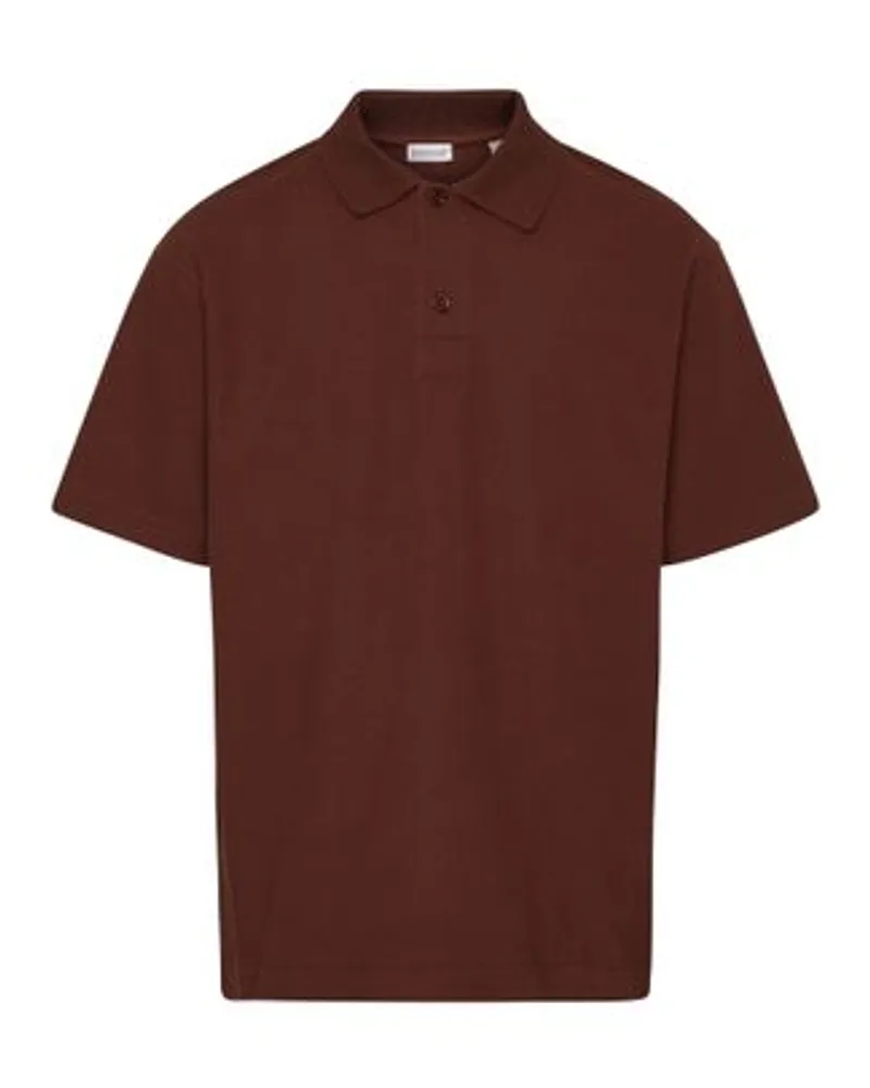 Burberry Poloshirt mit kurzen Ärmeln Brown