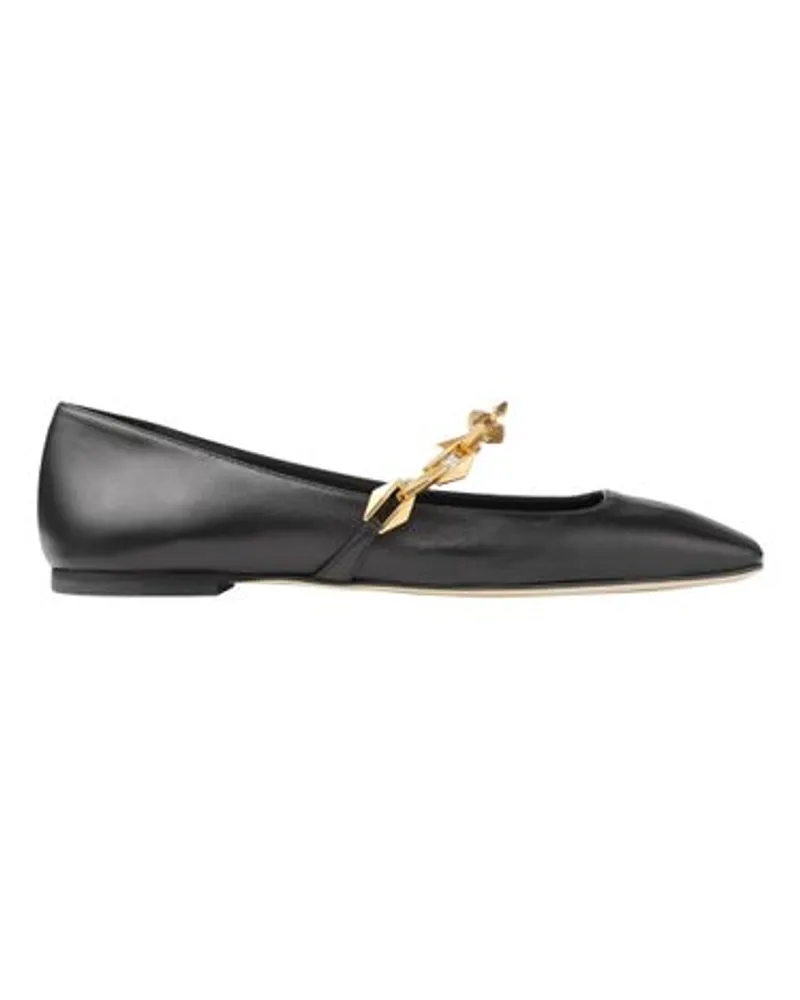 Jimmy Choo Flache Ballerinas Diamond Tilda Black