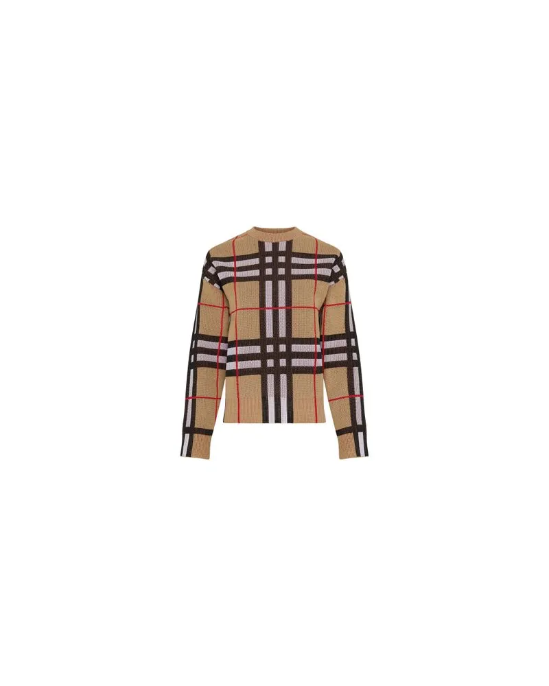 Burberry Rundhalspullover Harrietta Beige