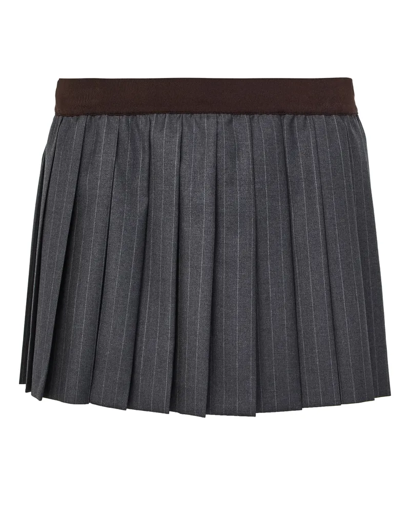 Miu Miu Plissierter Minirock 