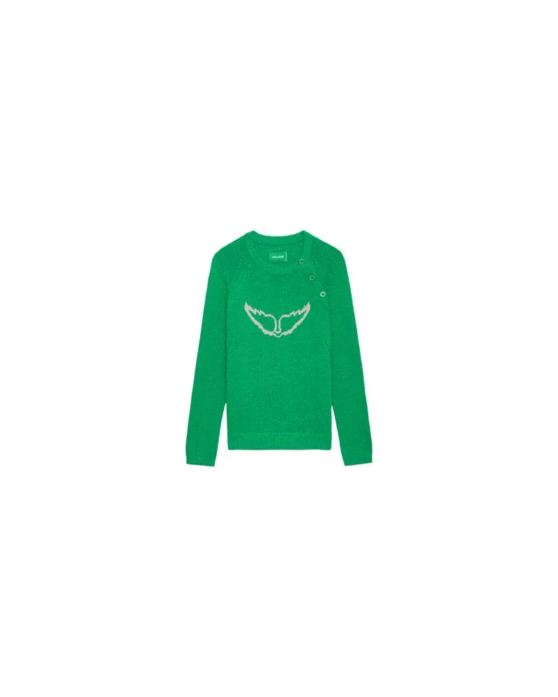 Zadig & Voltaire Pullover Regliss Wings Green