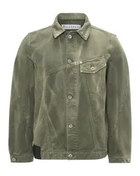 J.W.Anderson Jeansjacke mit Twist Green