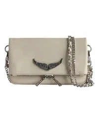 Zadig & Voltaire Clutch Rock Nano Swing Your Wings White