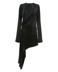 J.W.Anderson Asymmetrisches Kleid mit langen Ärmeln Black