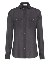 Brunello Cucinelli Bluse Grey