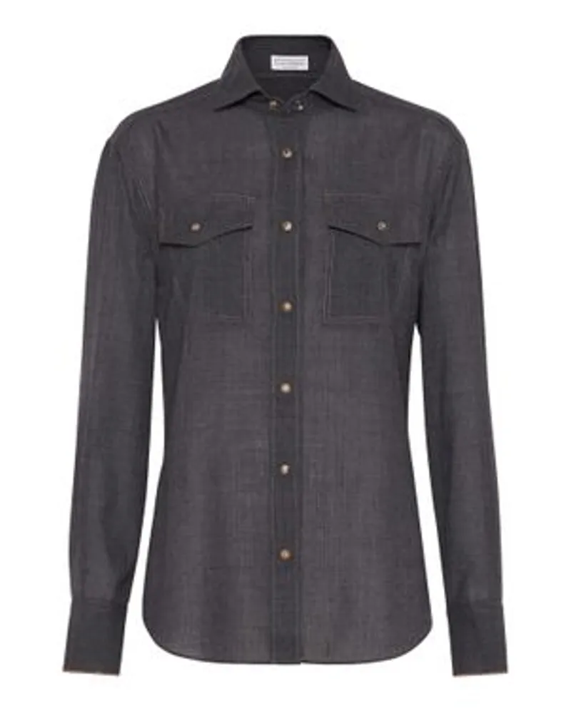 Brunello Cucinelli Bluse Grey