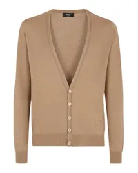 Fendi Cardigan mit V-Ausschnitt Brown