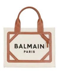 Balmain Cabas-Tasche B-Army, kleines Modell Beige