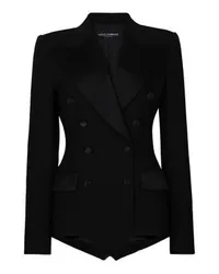 Dolce & Gabbana Smokingjacke mit Body Black