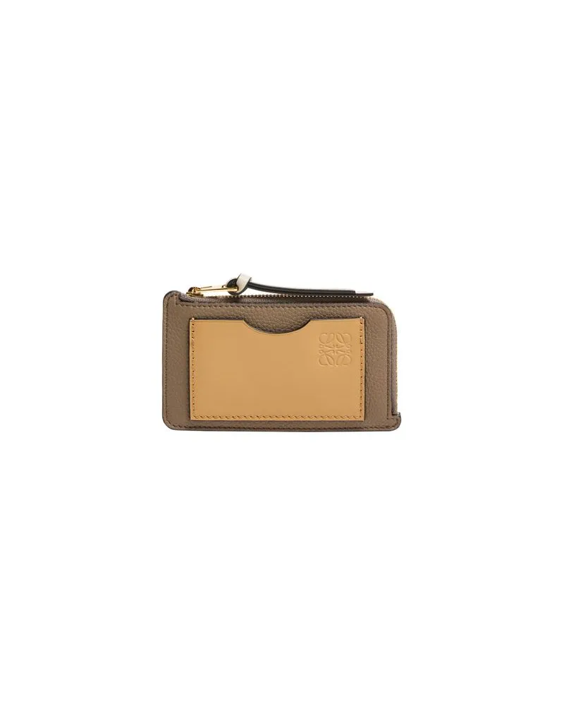 Loewe Coin cardholder in soft grained calfskin Pink