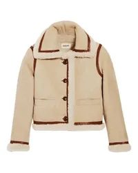 Claudie Pierlot Schafsfelljacke Brown