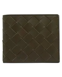 Bottega Veneta Intrecciato Bi-Fold Portemonnaie Green