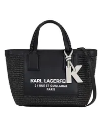 Karl Lagerfeld Rue St-Guillaume Kleine Tote Bag Black