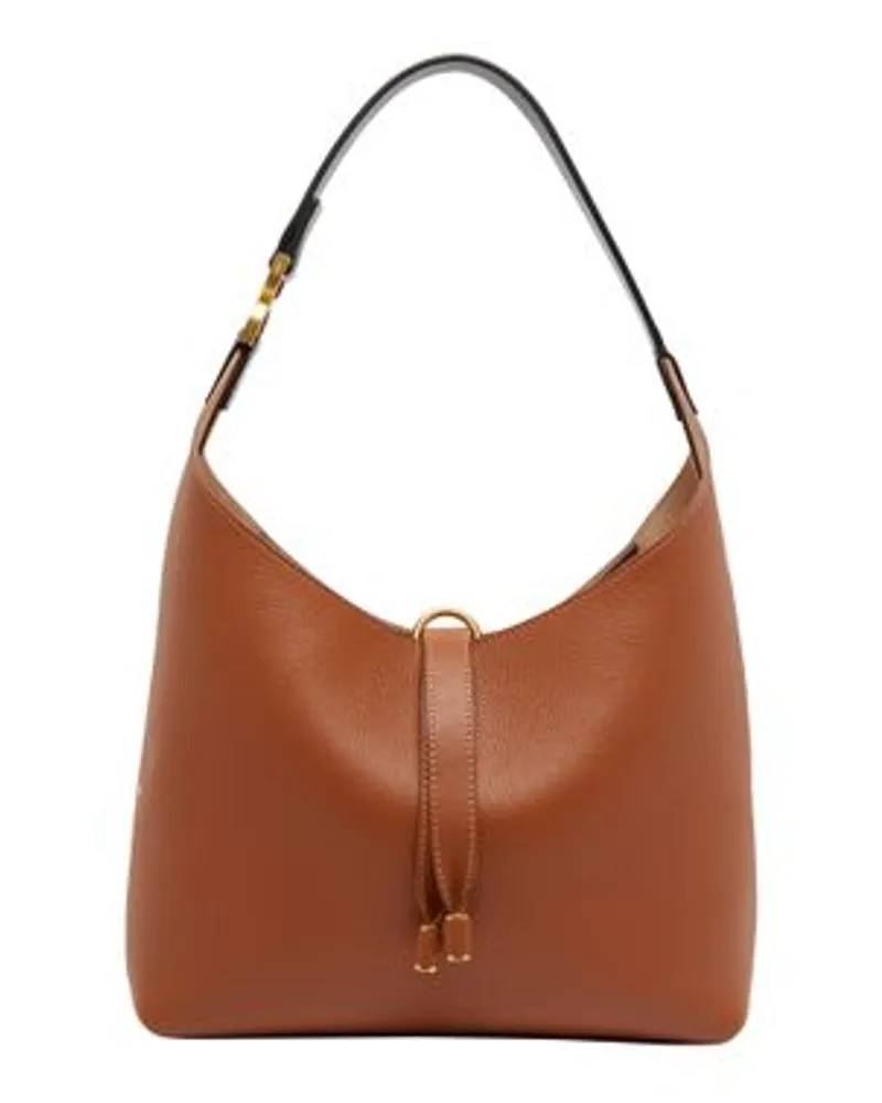 Chloé Kleine Hobo-Tasche Marcie Beige