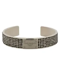 Dolce & Gabbana Kristallbesetztes Armband Silver