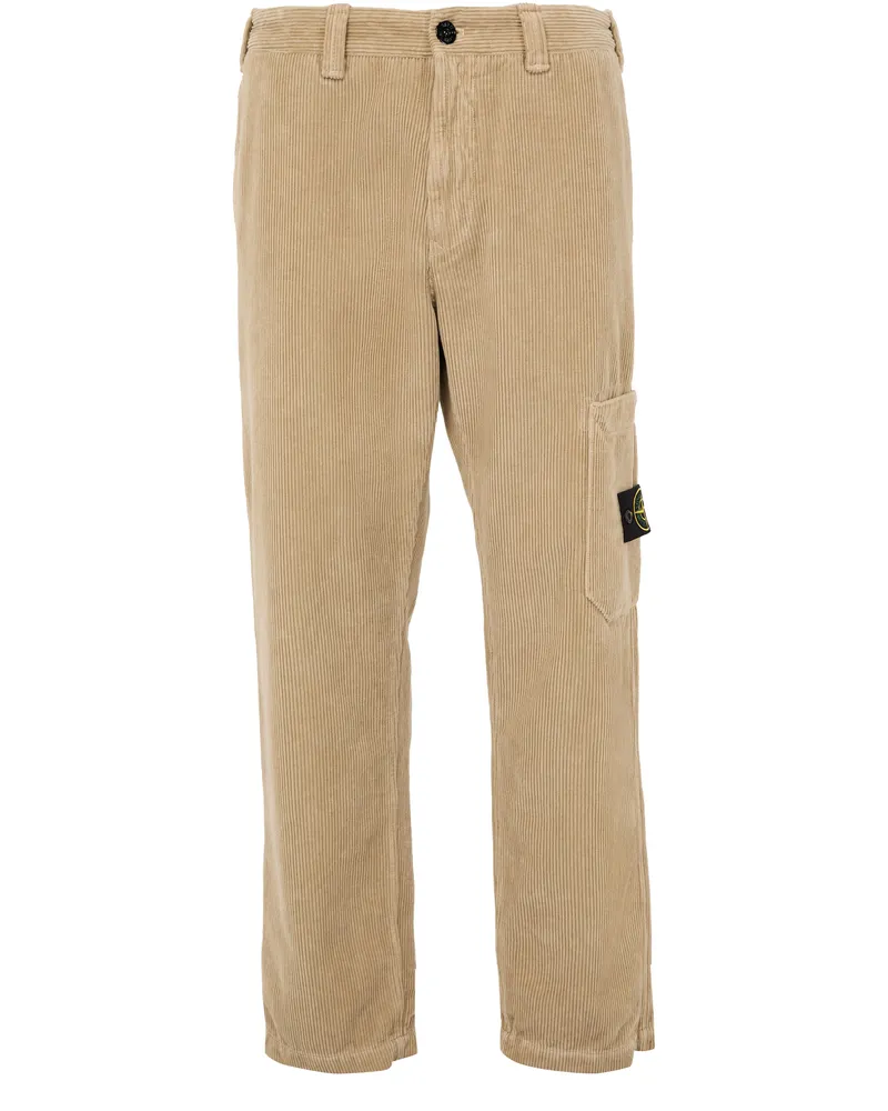 Stone Island Jeans mit Logoaufnäher 