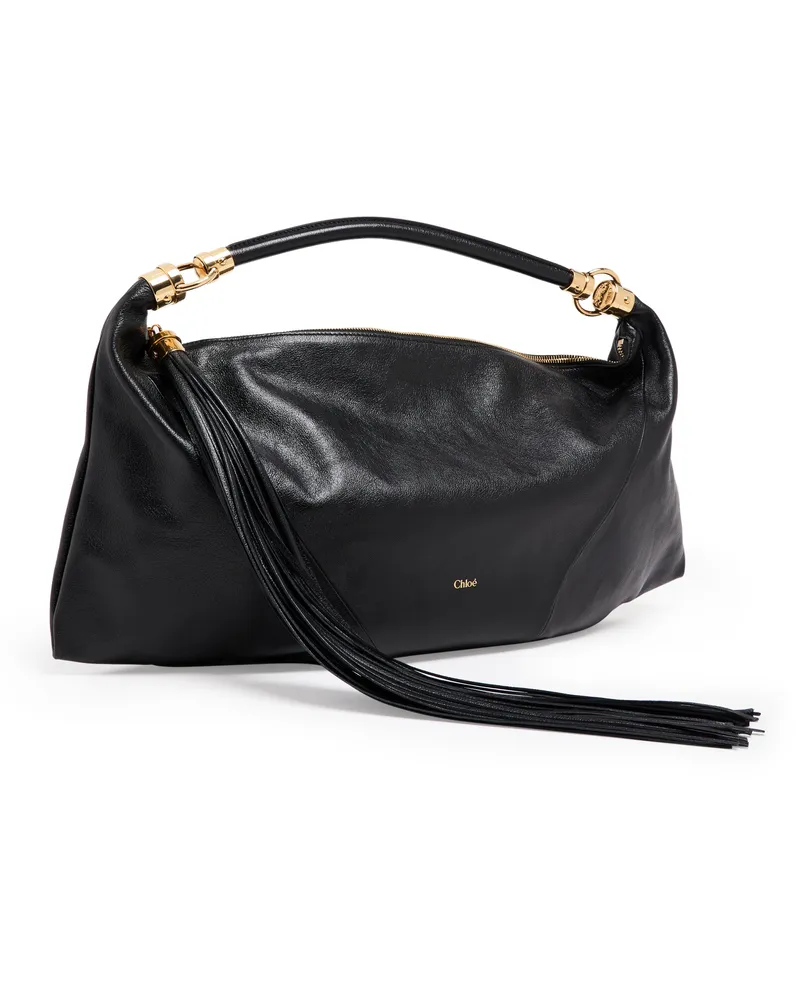Chloé Tasche aus genarbtem Leder Foulard 