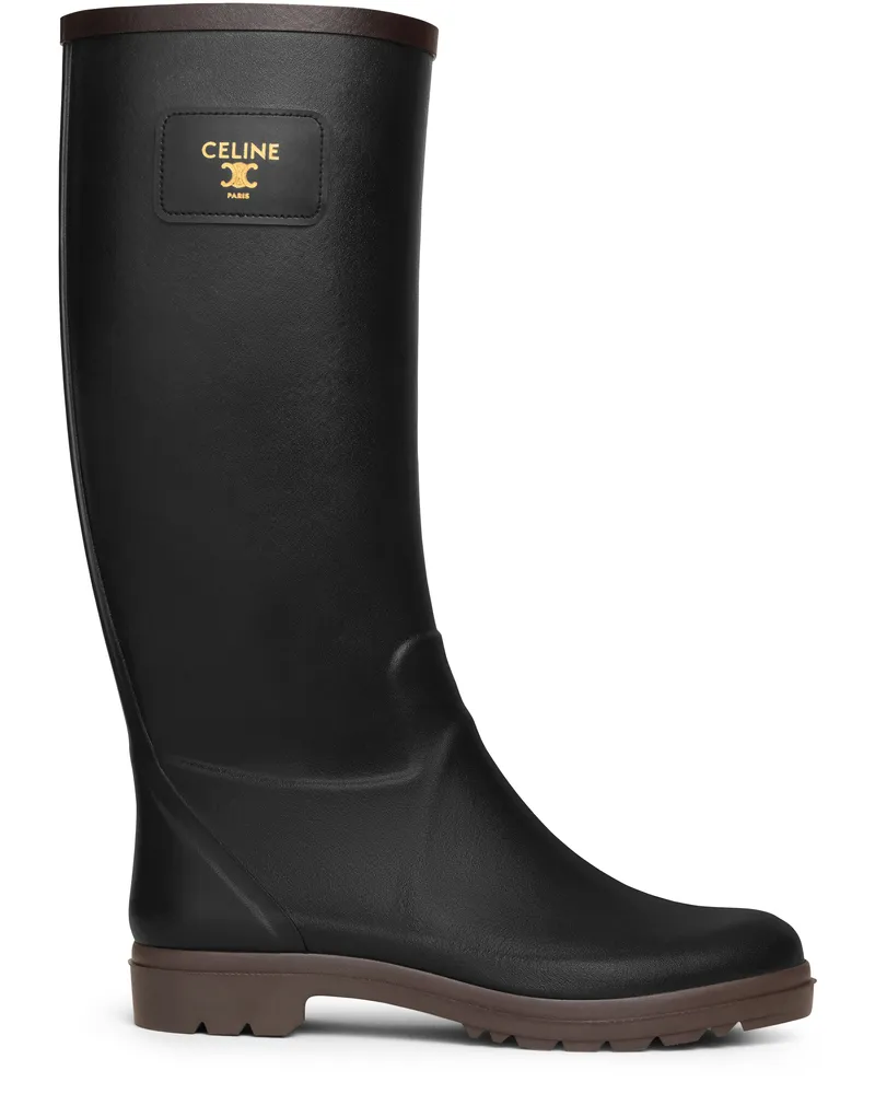 Celine regenstiefel aus naturkautschuk 
