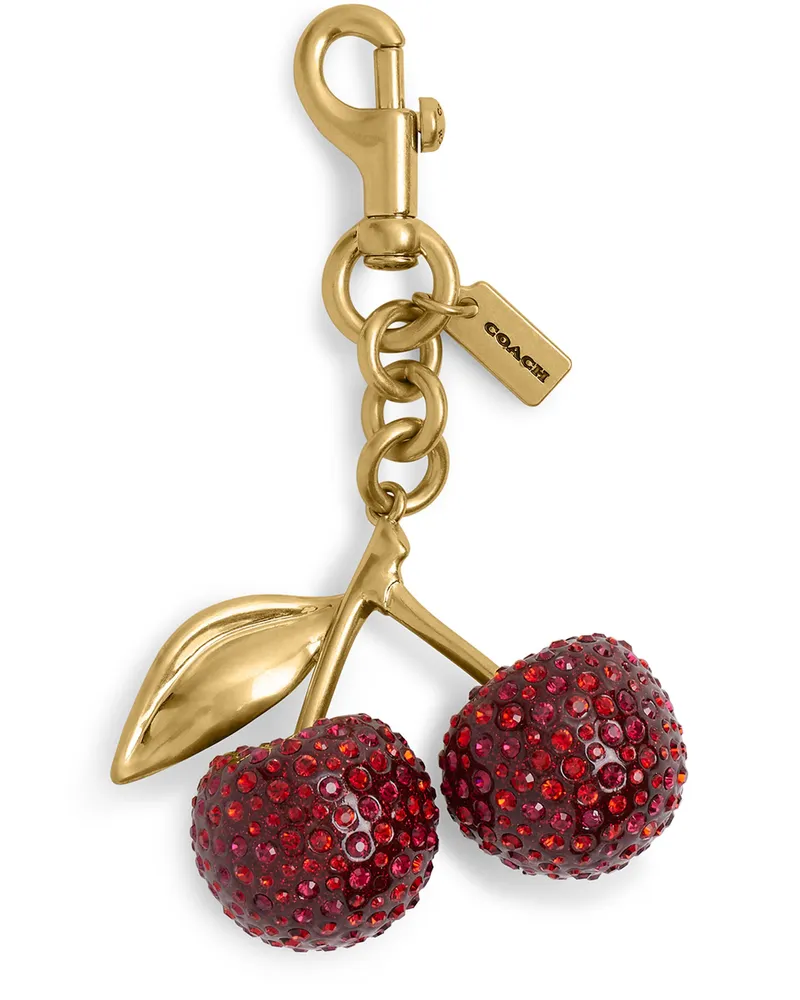 Coach Taschenschmuck Kirsche Red