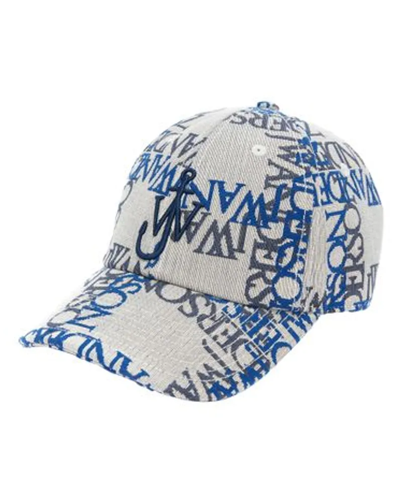 J.W.Anderson Baseballcap mit Logo-Grid Multicolor