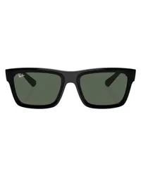 Ray Ban Rechteckige Bio-Sonnenbrille Warren Black