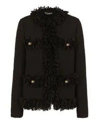 Dolce & Gabbana Einreihige Jacke Black