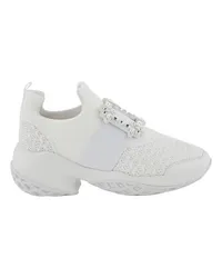 Roger Vivier Sneakers Viv Run Strass White