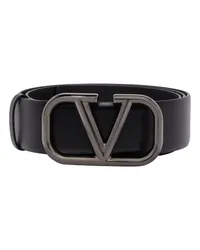 Valentino Garavani Gürtel Vlogo Signature H.40 Black